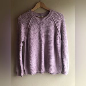 Madewell Lavender Crew Neck Sweater